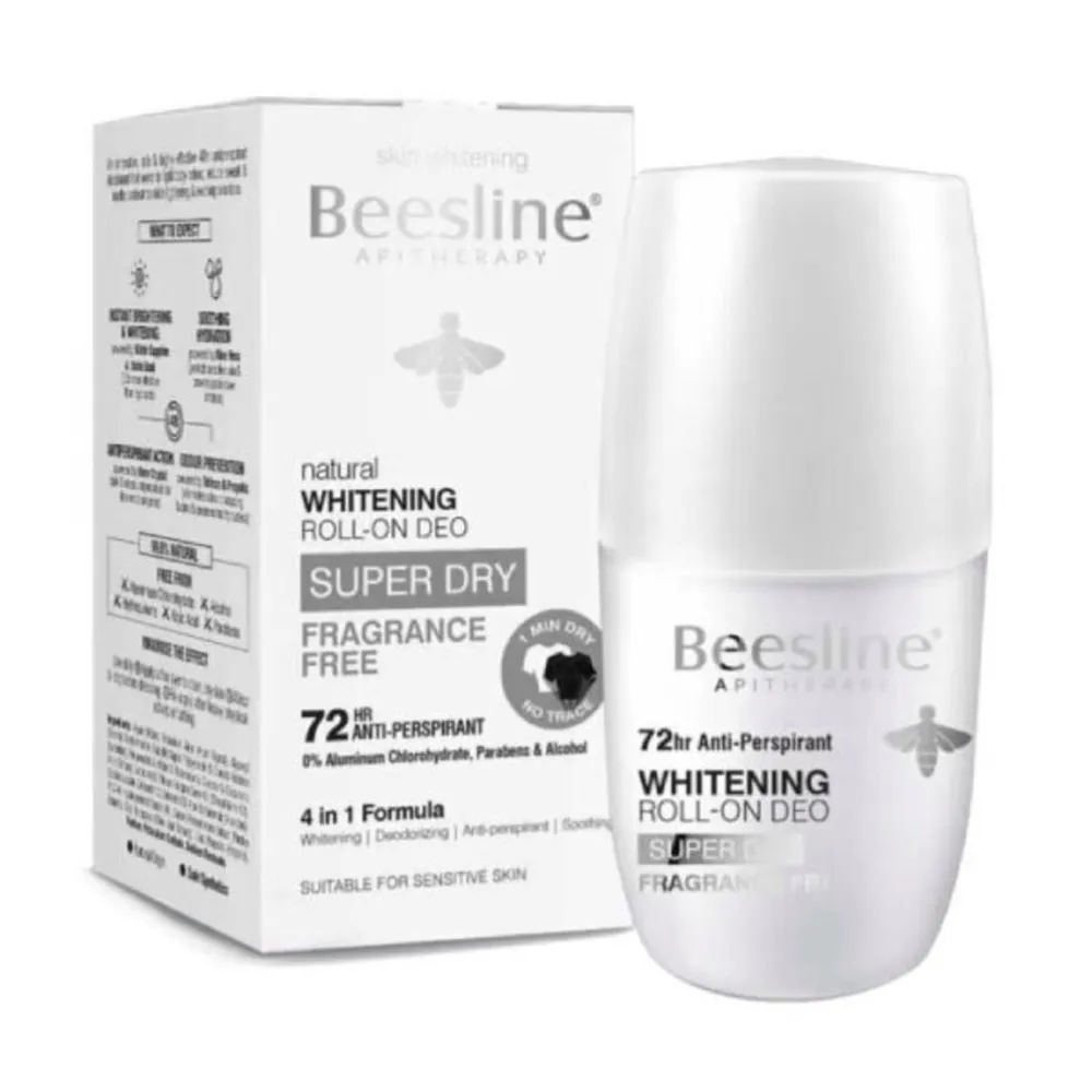 BEESLINE-DEODORANT-ROLL-ON-WHITENINGFOR-WOMEN-SUPER-DAYFF-50-ML.webp بيزلين مزيل عرق رول مفتح للنساء البشرة جفاف تام اف اف 50 مل - الصورة 1