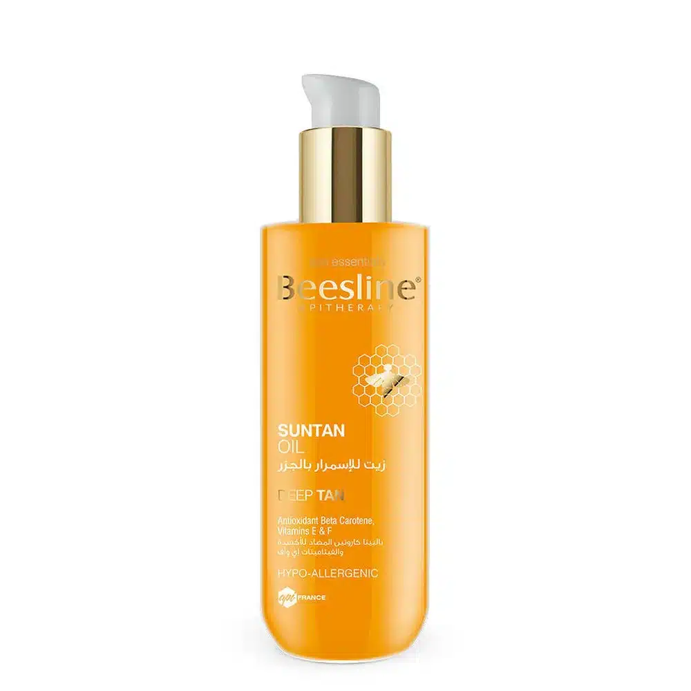 BEESLINE-SUNTAN-OIL-DEEP-TAN-CARROT-ANTIOXIDANT-200-ML.webp بيزلين زيت للاسمرار بالجزر ومضاد للاكسدة 200 مل - الصورة 1