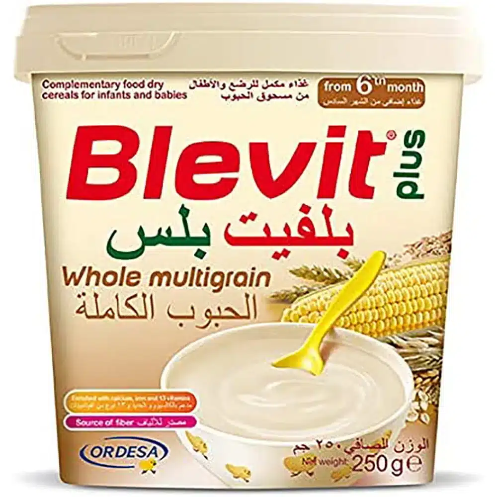 BLEVIT-PLUS-BABY-MULTIGRAIN-AND-FIBER-0-ADDED-SUGER-SPECIAL250-GM-12-C.webp بلفيت حبوب متعدده مع الالياف بدون سكر 250 جم - الصورة 1