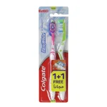 كولجيت فرشاة اسنان ماكس وايت 1+1 وسط