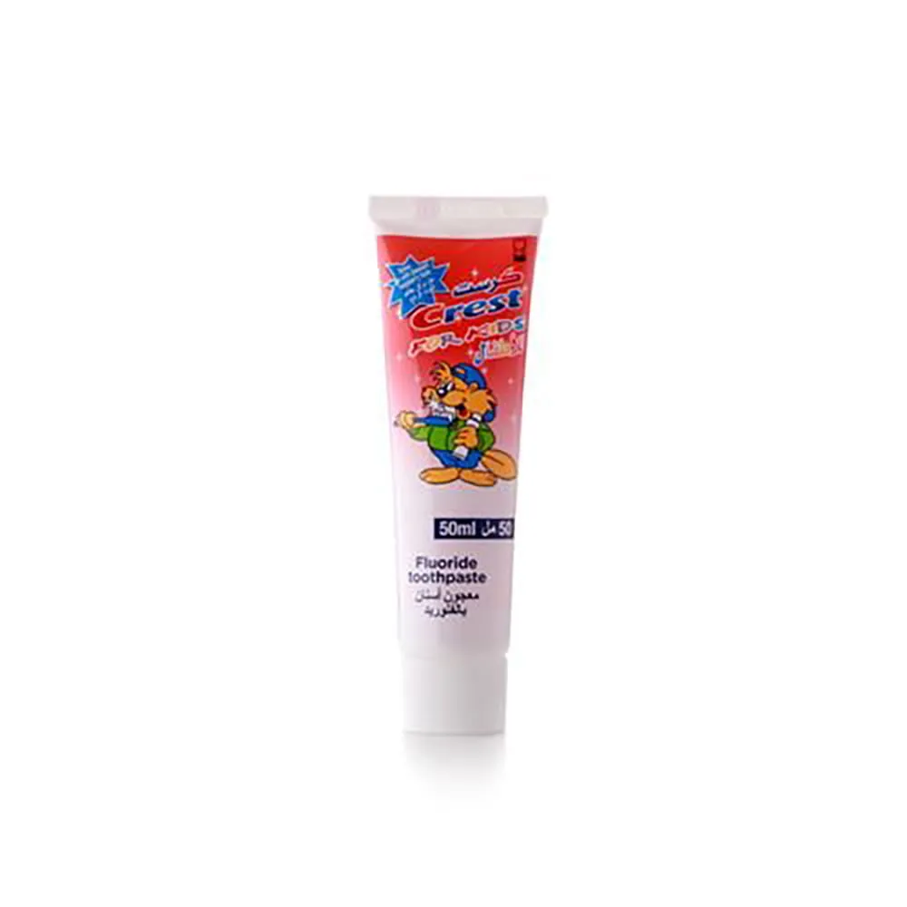 CREST-TOOTH-PASTE-FLUORIDE-FOR-KIDS-50-ML.webp كرست معجون اسنان للاطفال فلورايد 50 مل - الصورة 1