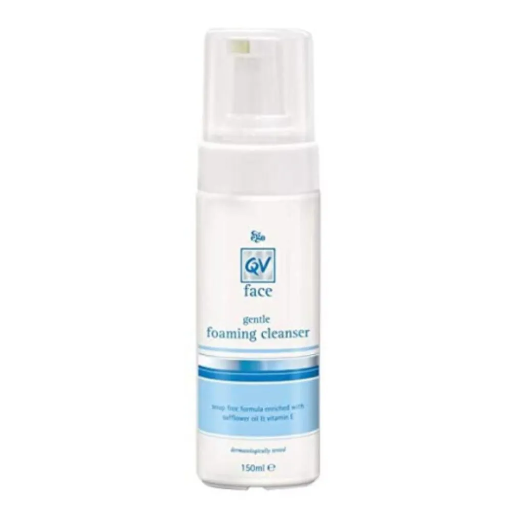 EGO-QV-FACE-GENTLE-FOAMING-CLEANSER-150-ML.webp ايجو كيو في غسول رغوي للوجه منظف غني بفيتامين ه 150 مل - الصورة 1