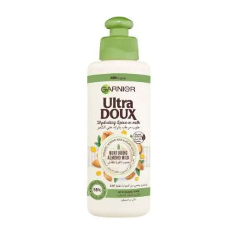 GARNIER-ULTRA-DOUX-CREAM-HYDRATING-NURTURING-ALMOND-MILK-200-ML.webp غارنييه الترا دو كريم مصفف بحليب اللوز المغذي 200 مل - الصورة 1
