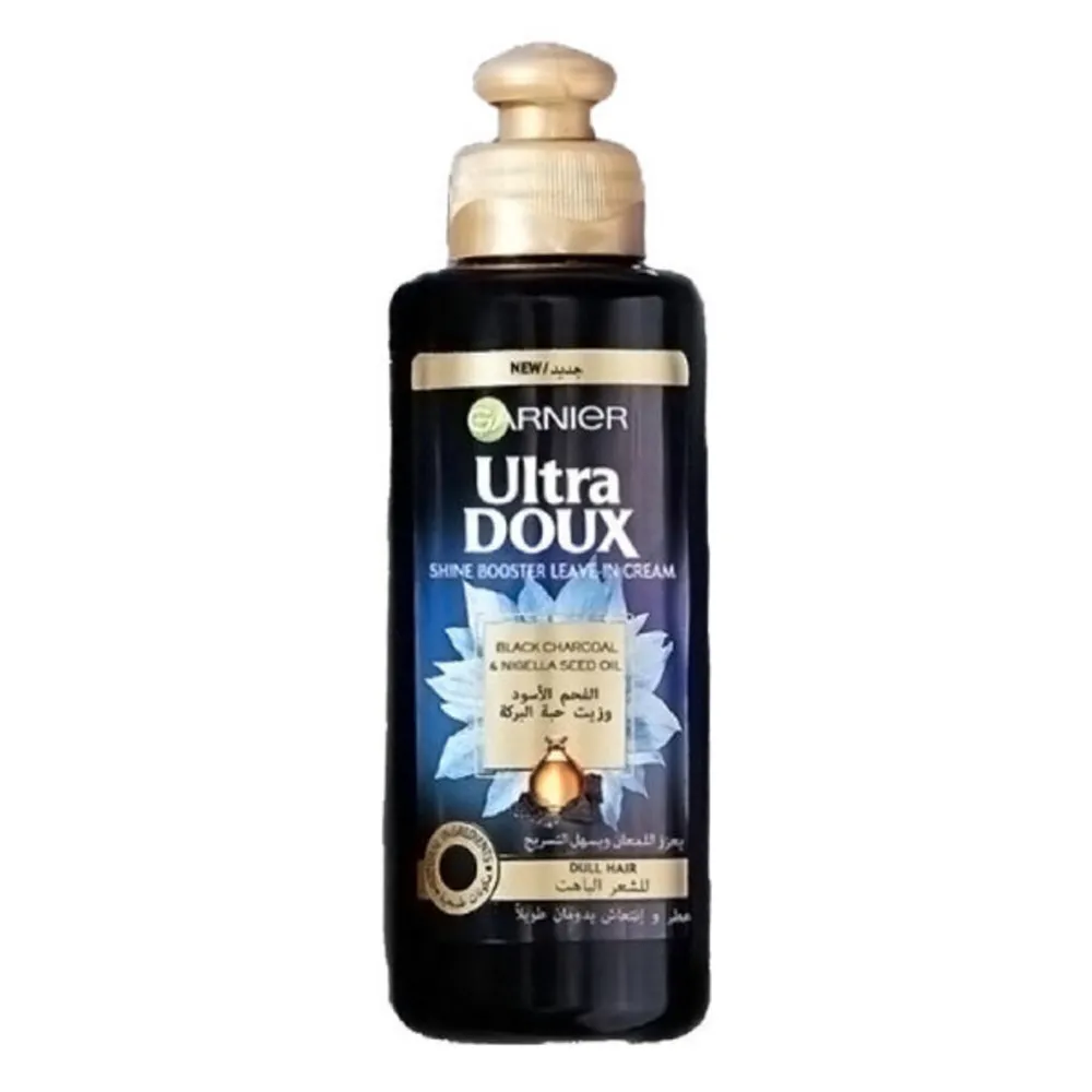 GARNIER-ULTRA-DOUX-CREAM-SHINBOOSTER-MILK-200-ML.webp غارنييه الترا دو كريم معزز اللمعان 200 مل - الصورة 1