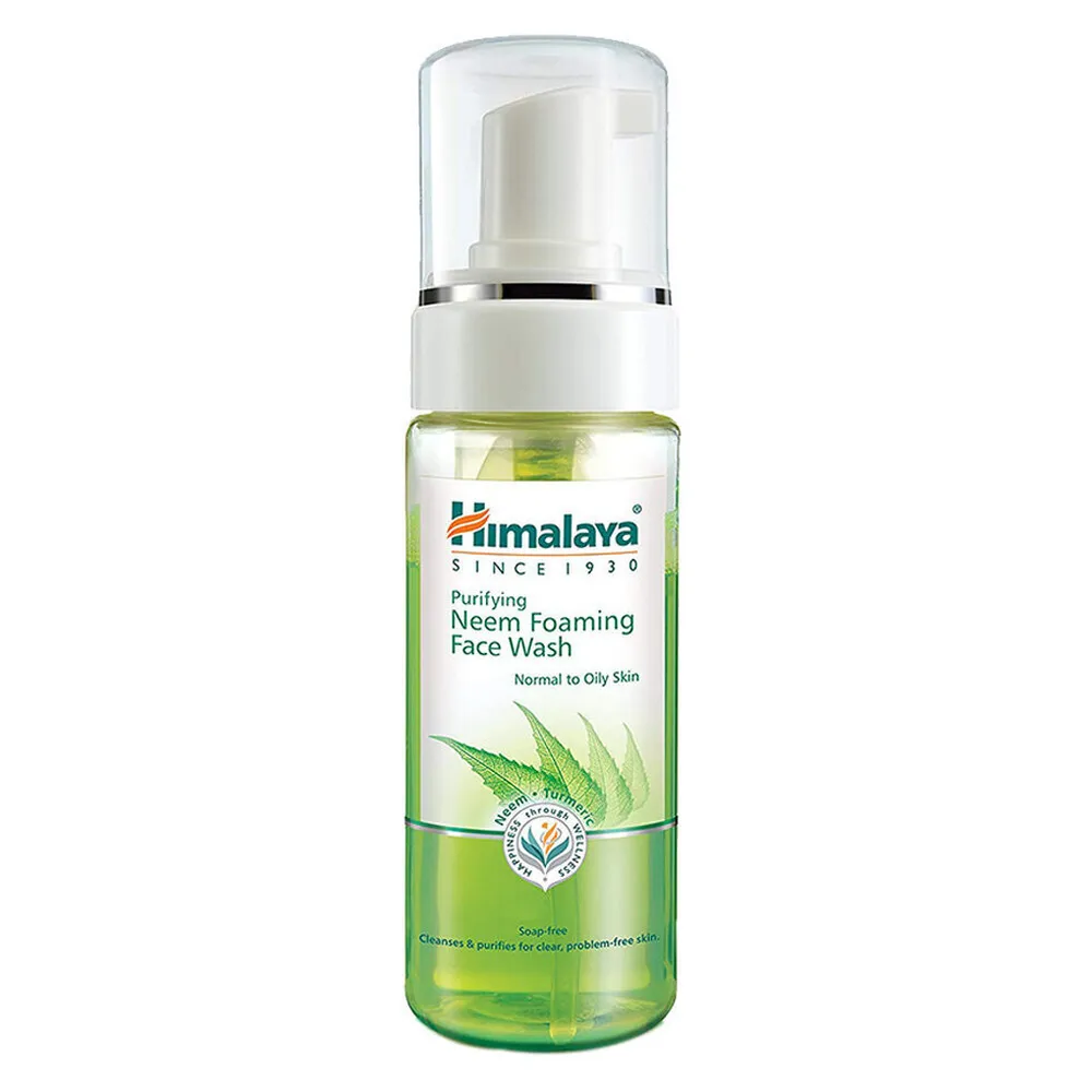 Himalaya-foaming-Face-Wash-Purifying-150ml-neem-turmic.webp هيمالايا غسول النيم الرغوي لتنقية الوجه 150 مل - الصورة 1
