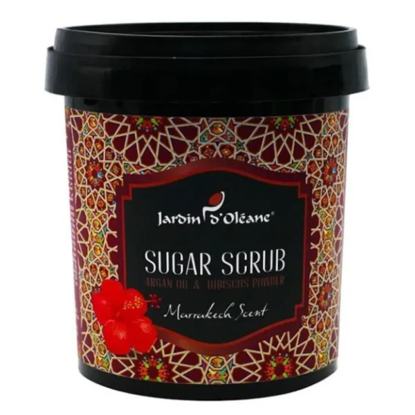 جاردن اوليان مقشر السكر زيت الاركان ومسحوق زهرة الكركديه 600جرام