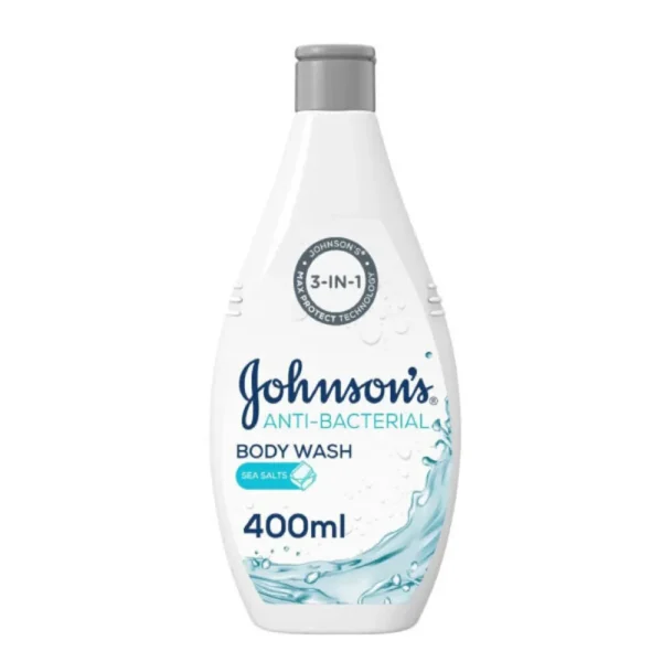 جونسون سائل استحمام مضاد للبكتريا بملح البحر 400 مل
