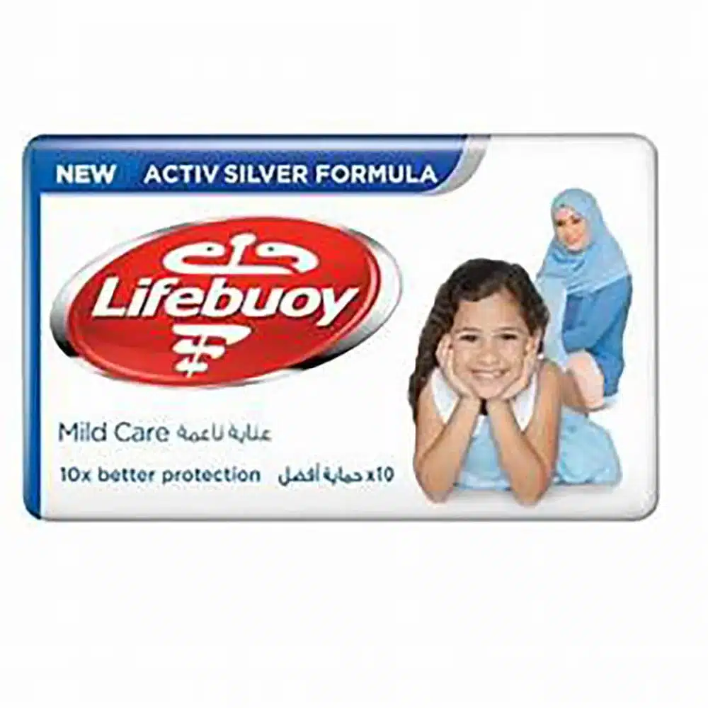 LIFEBUOY-SOAP-BAR-MILD-CARE-70-G.webp لايفبوي صابون عناية ناعمة 70 جم - الصورة 1