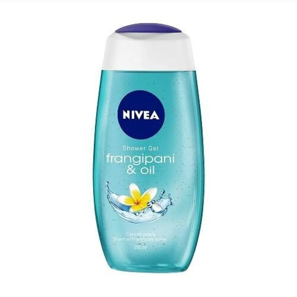 NIVEA-SHOWER-GEL-FRANGIPANI-OIL-SCENT-250-ML.webp نيفيا جل استحمام حبيبات زيت العناية عطر الفرانجيباي 250 مل - الصورة 1