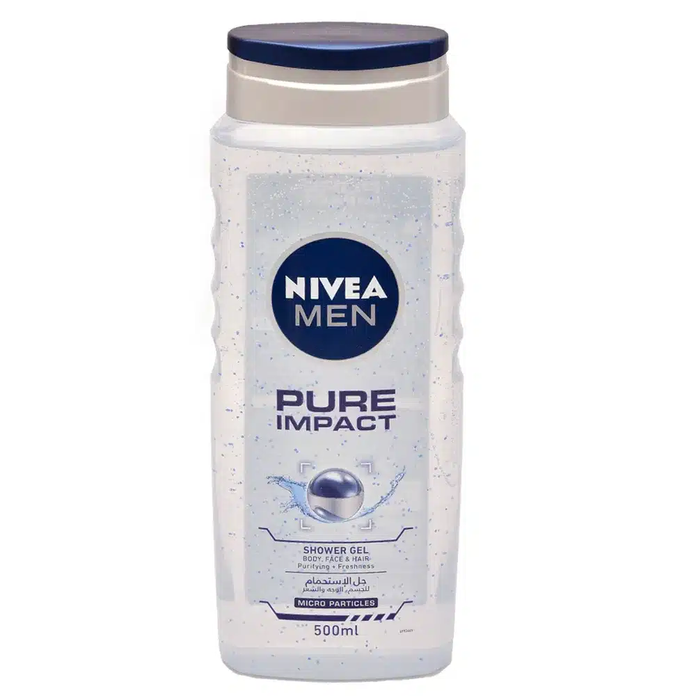 NIVEA-SHOWER-GEL-MEN-PURE-IMPACT-500-ML.webp نيفيا جل استحمام رجال بيور امباكت 500 مل - الصورة 1