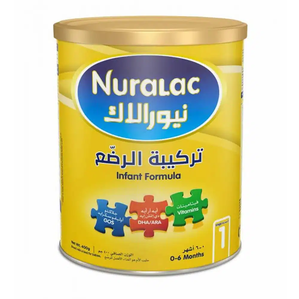 NURALAC-BABY-MILK-POWDER-1-400-GM-12-C.webp حليب أطفال نيورالاك منذ الولادة حتى ستة اشهر 400 جرام - الصورة 1