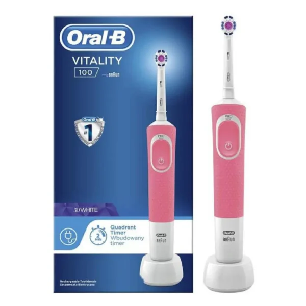 اورال بي فرشاة اسنان الكترونية فيتاليتي 3د وايت