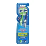 اورال بي فرشاة اسنان كومبليت 5 طرق للنظافة وسط (1+1مجانا)