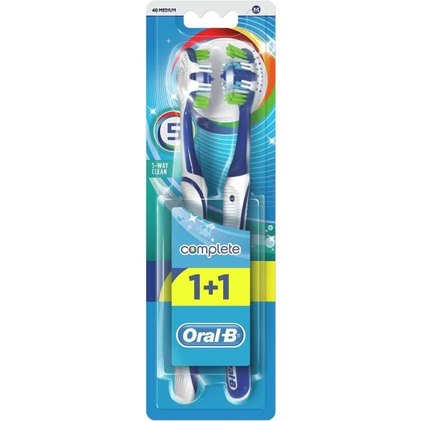 اورال بي فرشاة اسنان ماكسي كلين 1+1 وسط