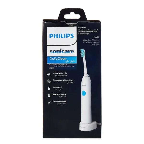 فيليبس سونيكير كلين كير +فرشة اسنان كهربائية لون ابيض