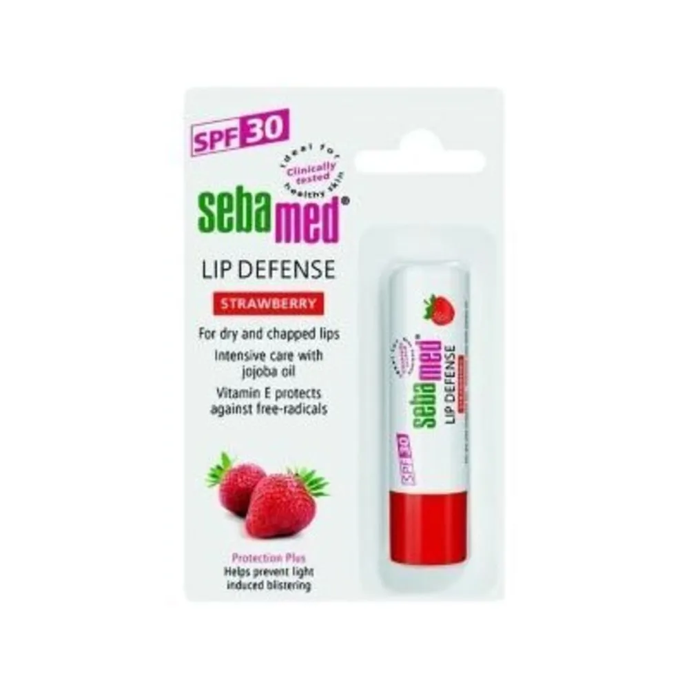 SEBAMED-LIP-BALM-STRAWBERRY.webp سيباميد مرطب شفايف بالفراولة 4.8 جم - الصورة 1