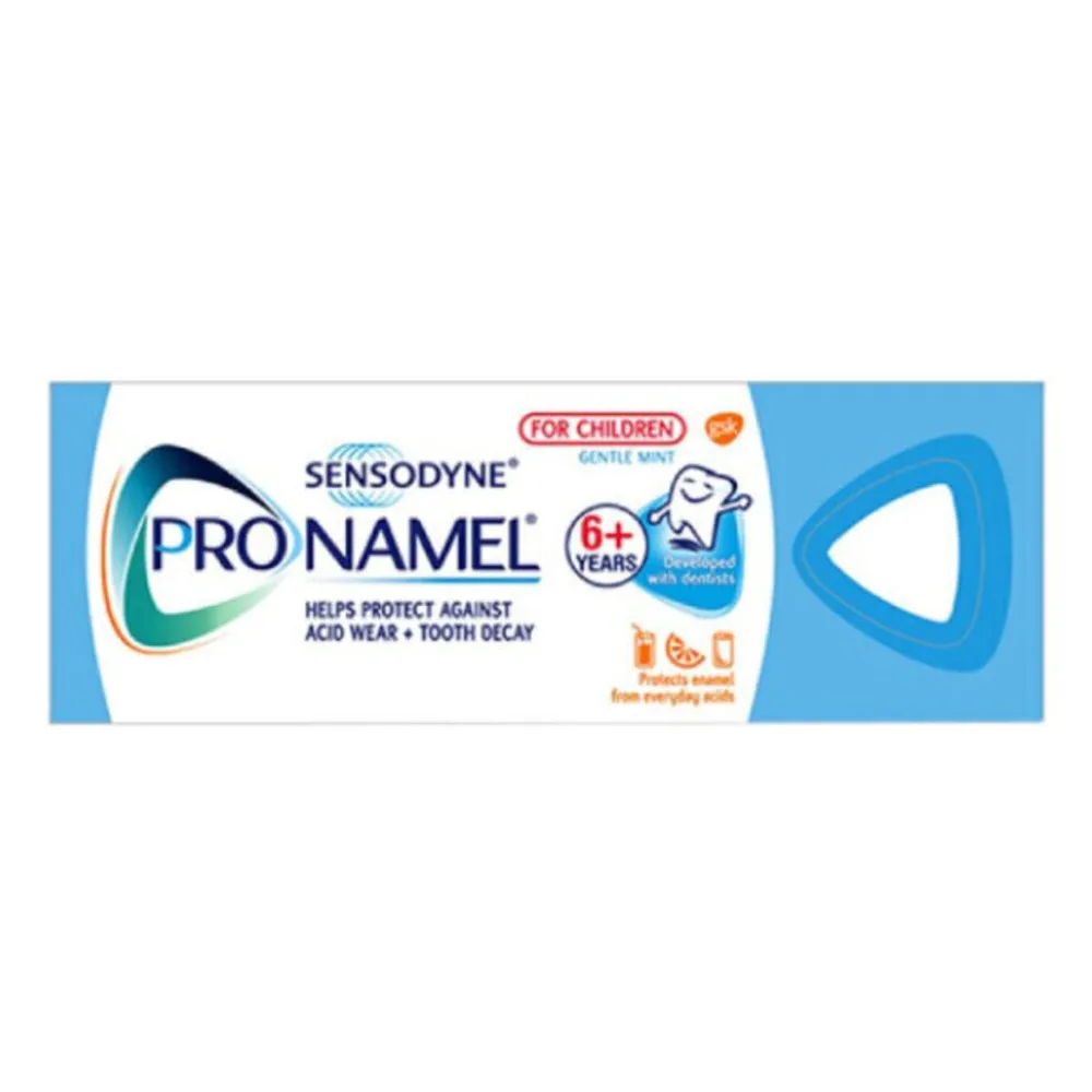 SENSODYNE-TOOTH-PASTE-KIDS-PRONAMEL-50-ML.webp سنسوداين معجون اسنان واقي المينا للاطفال 50 مل - الصورة 1