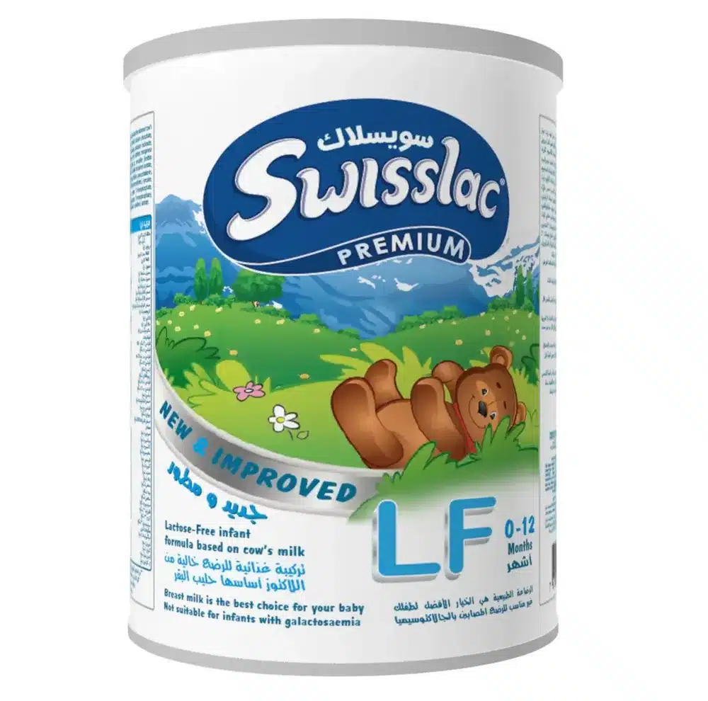 SWISSLAC-BABY-MILK-LF-FOR-DIARRHEA-400-GM-12PK.webp سويسلاك ال اف للإسهال 400 جم - الصورة 1