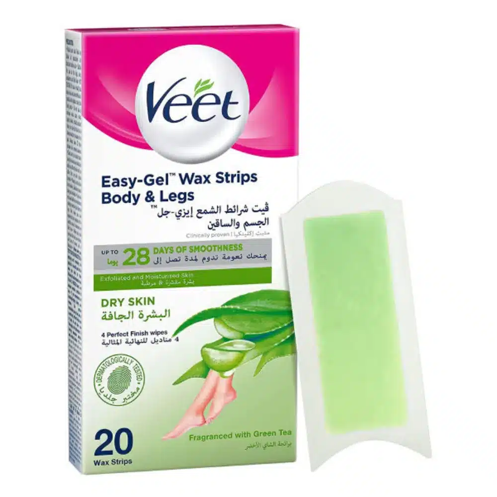 VEET-HAIR-REMOVAL-WAX-STRIPS-DRY-SKIN-20-WAX.webp فيت مزيل شعر شرائح شمعية البشرة الجافة 20 شريحه - الصورة 1