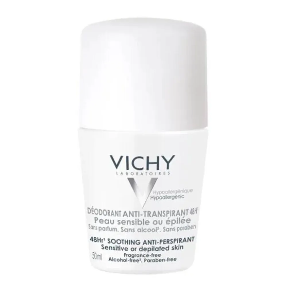 VICHY-DEODERANT-ANTI-TRANSPIRANT-ROLL-SOOTHING-48HR-50-ML.webp فيشي مزيل عرق رول سوسينج ملطف 48 ساعه 50 مل - الصورة 1