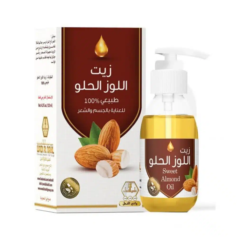 WADI-AL-NAHIL-ALMOND-OIL-SWEET-125-ML.webp وادي النحل زيت اللوز الحلو125 مل - الصورة 1