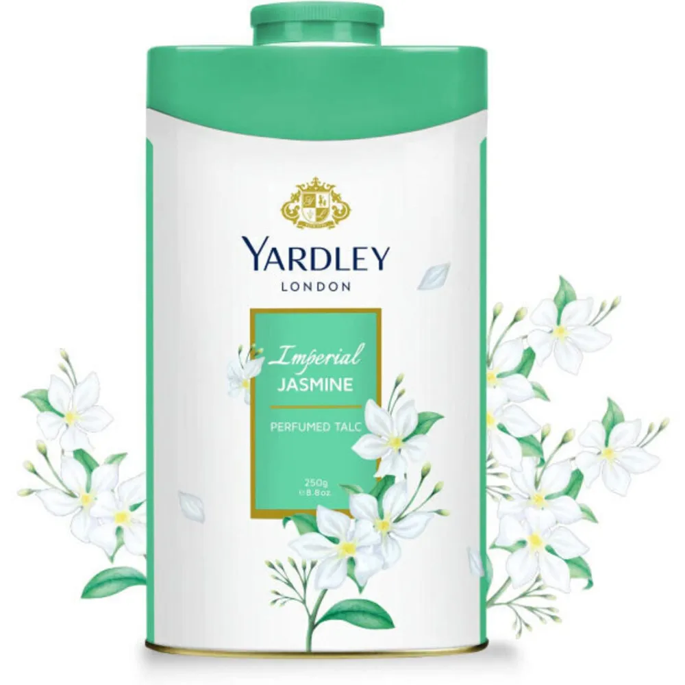 YARDLEY-PERFUMED-TALK-IMPERIALJASMINE-250GM.webp ياردلي بودرة تلك معطرة امبريال الياسمين 250جرام - الصورة 1